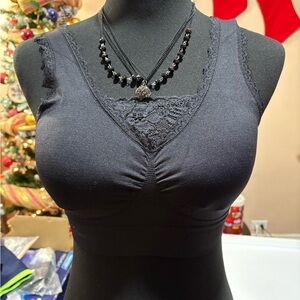 Litthing Black Sports Bra - Size S